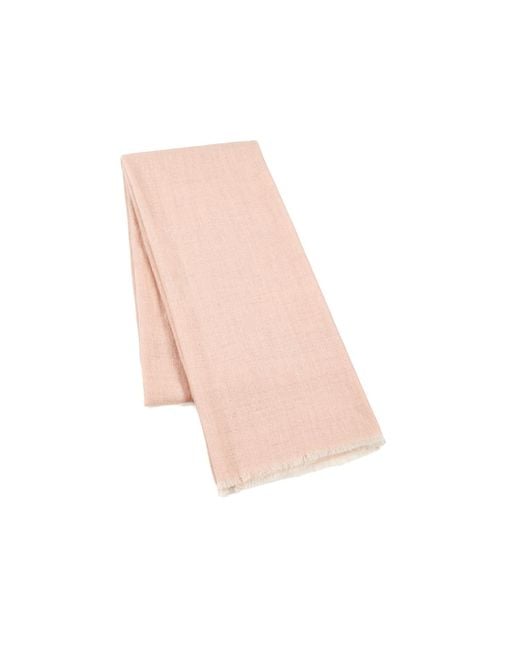Heritagemoda Pink Neutrals Handmade Soft Nude Blush Pure Pashmina Cashmere Scarf From Kashmir