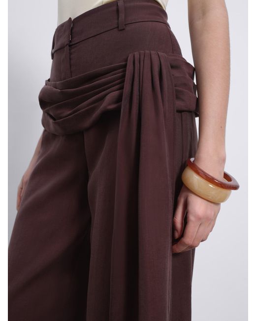 Sélone Purple Helen Balloon Trousers