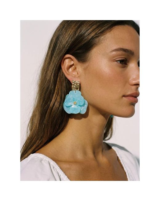 By Virgo Blue Marilla Earrings