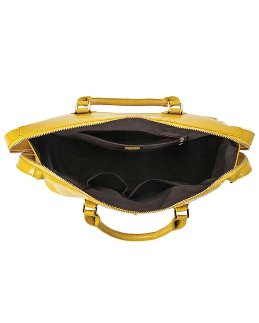 Mkf Collection - J'omor Yellow Yareli Tote Bag With Mini Bag- 2-Piece Set