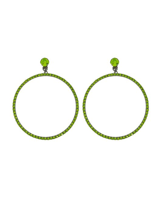 Vicki Sarge Black The Jumbo Hoop Earrings