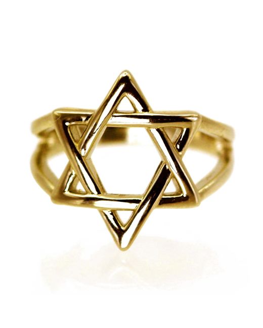 VicStoneNYC Fine Jewelry Metallic Six-Pointed Star Ring for men