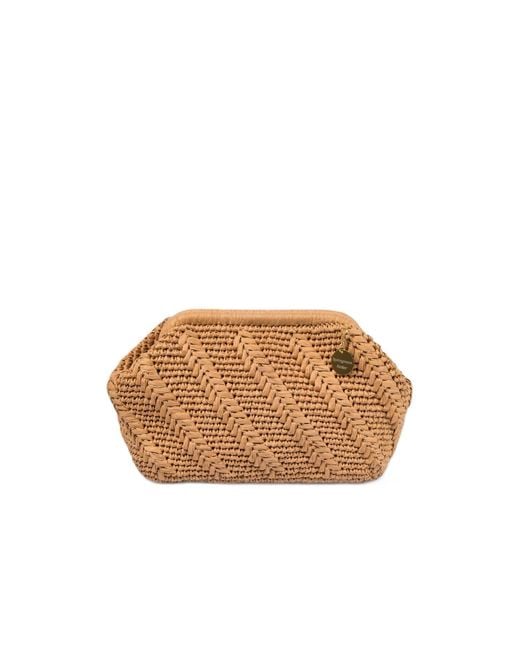 Springmoonatelier Brown Abudance Bag Raffia Light