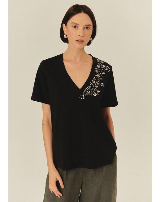 Exquise Black Mallory Tshirt