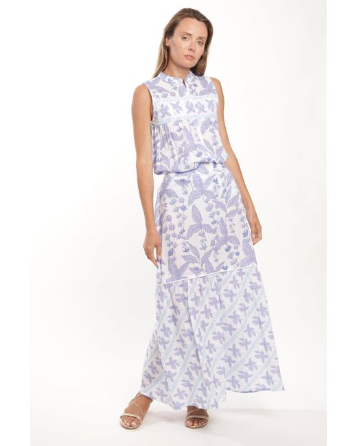Bindu White Alessandra Skirt –