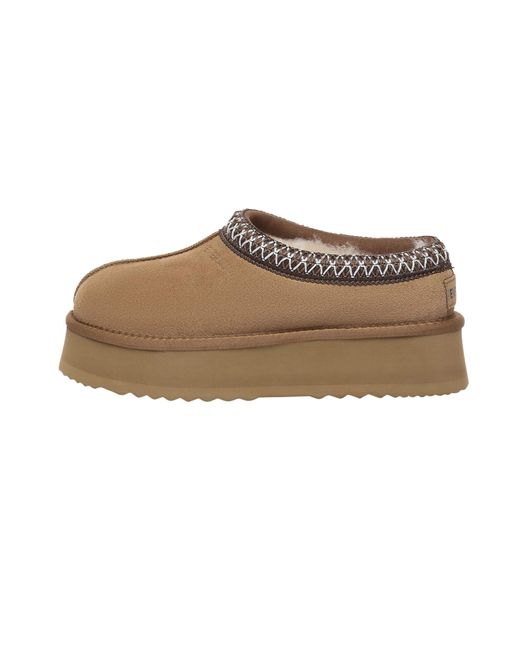EverAu Australia Brown Wonga Leather Slippers