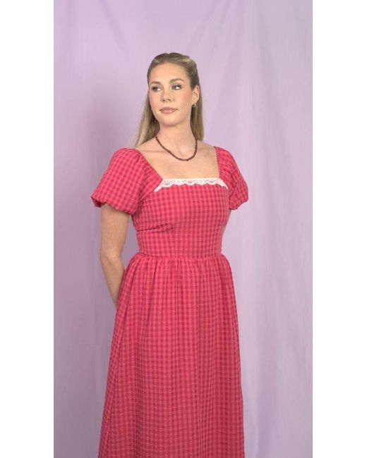 Miss Magic Red The Curious Dress: Cheshire