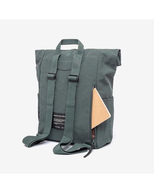 Lefrik Blue Roll Mini Backpack Leaf for men