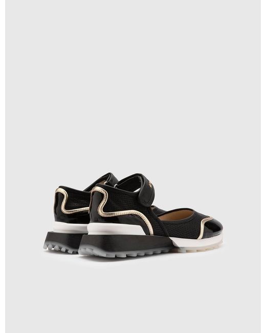 Ilvi Black Veera Patent Leather Sandal