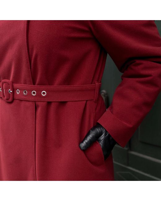 RainSisters Red Winter Coat With Hood & Scarf: Winter