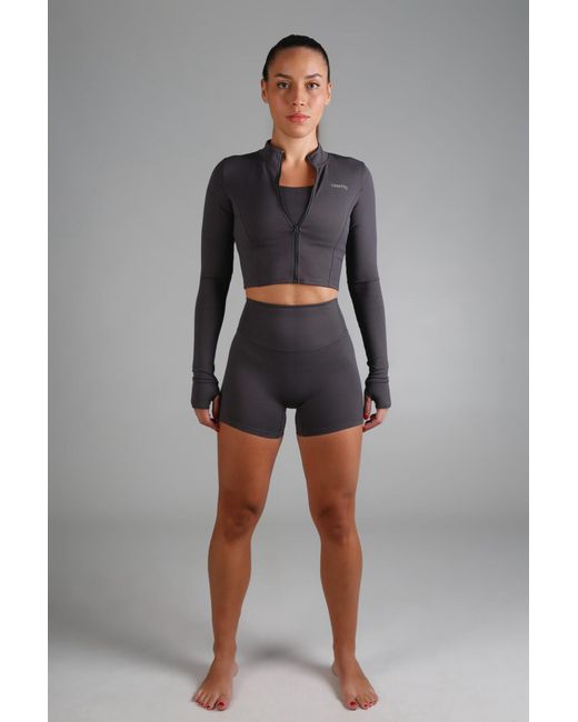 Cmmttd Gray Core Contour Short