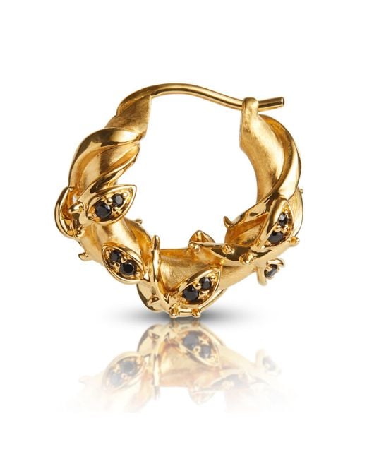 Kasun Metallic Enchanted Forest Hoop Earring