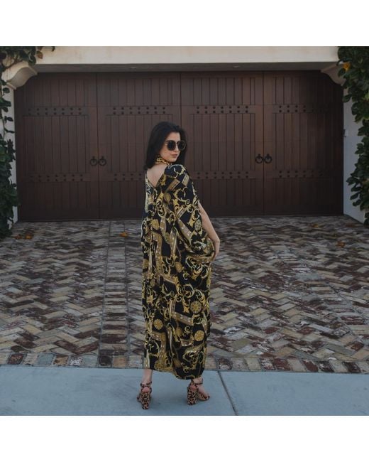 Jennafer Grace Green Voglia Nera Caftan Kaftan Dress