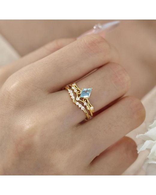 Azura Jewelry New York Metallic Hearty Heart Stacking Band Vermeil