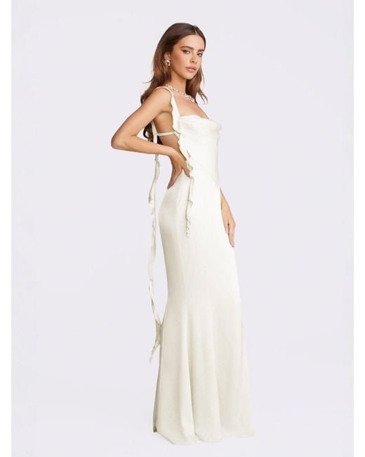 Nana Jacqueline White Caroline Dress