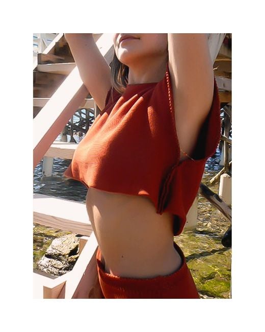 Gajú Orange Nomad Top