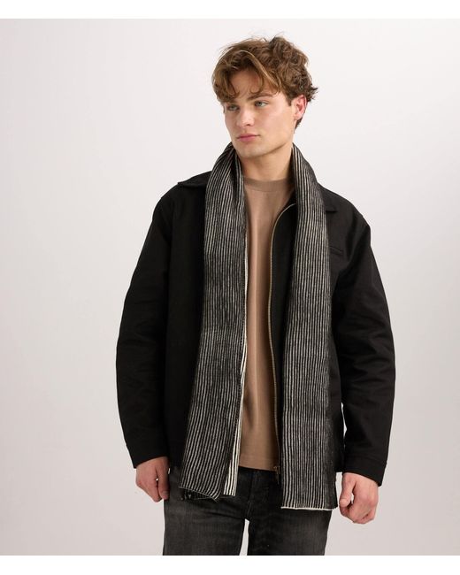 Known Supply Gray 100% Recycled Acrylic Illusion Scarf