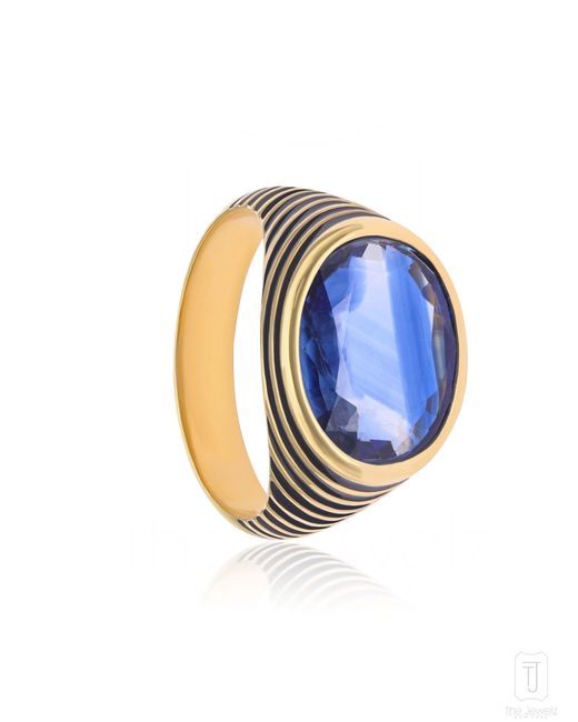 The Jewelz Blue Imperial Gemstone Ring