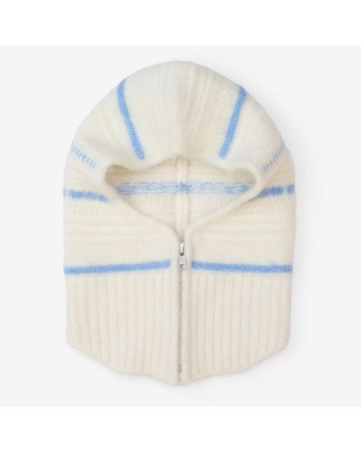 Arctic Fox & Co. White The Alpaca Zip Balaclava
