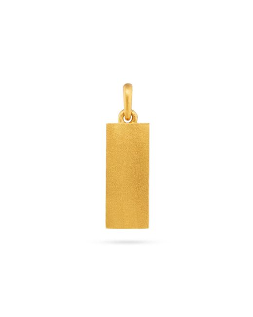 7879 Metallic Bullion Bar Pendant