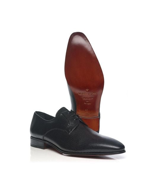 Mariano Shoes Blue Cristelo Oxford for men