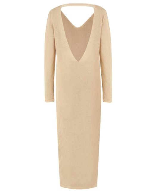 SALANIDA Natural Neutrals Mare 100% Linen Long Dress Sand