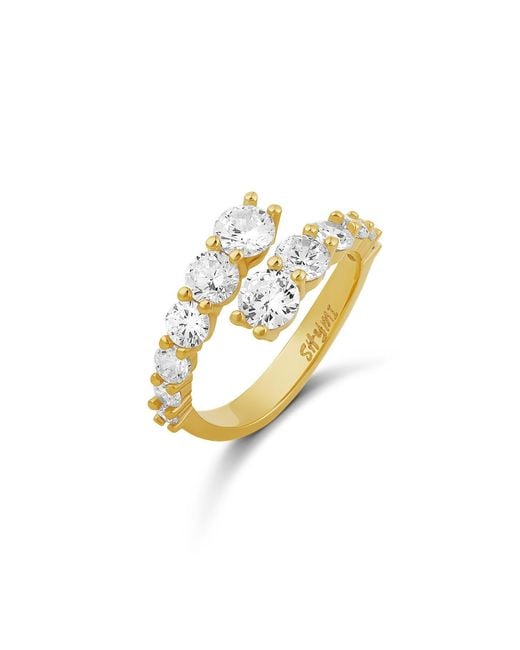 SHYMI Metallic Round Coil Ring