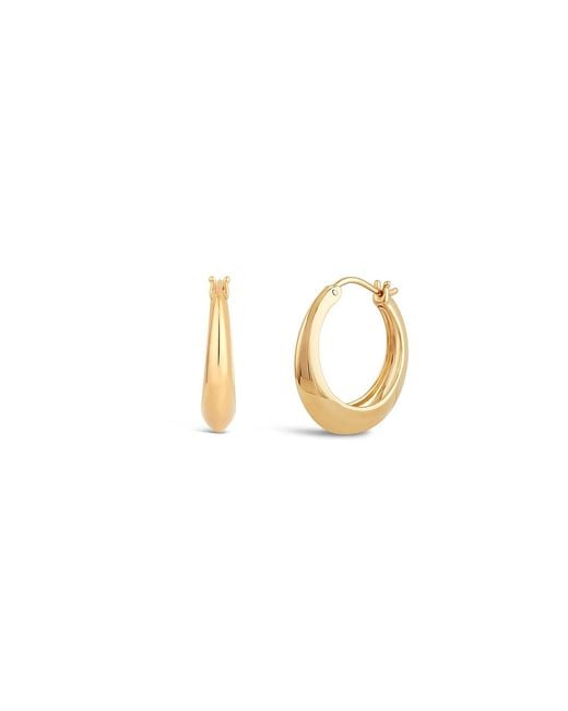 Dinny Hall Metallic Signature Chunky Tapering Hoops