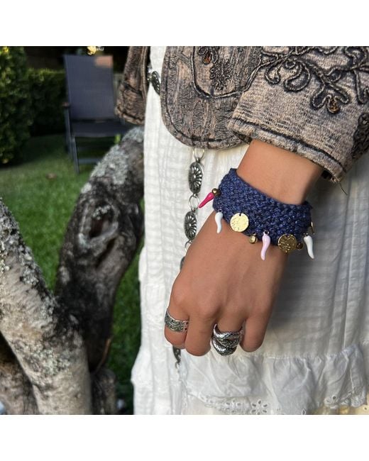 Hilo De Mar Blue Skyline Narrow Bracelet
