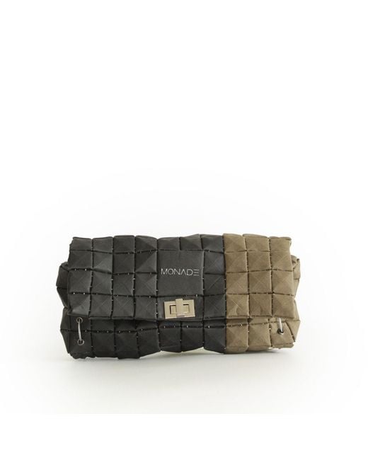 Monade Black Pouch Bag Duo & Taiga for men