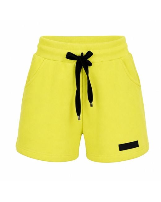 Modrn Studio Yellow Ultra-Soft Sweat Shorts