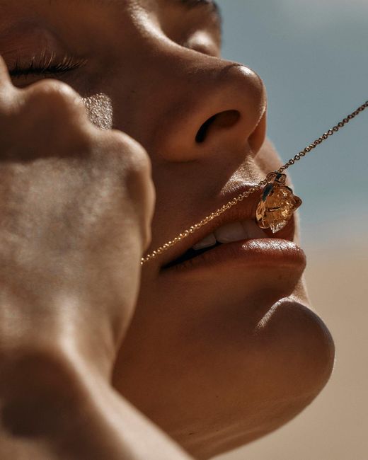 Amber Sceats Metallic Forage Necklace