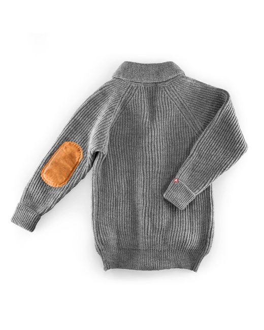 &SONS Trading Co Gray Pioneer British Wool Cardigan 2 for men