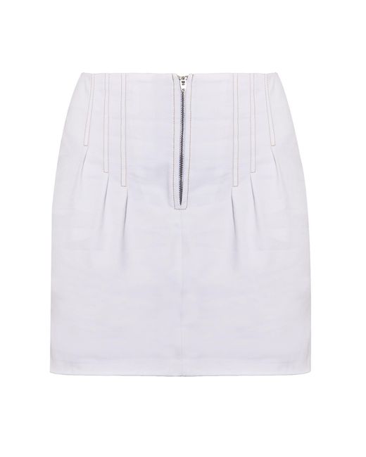 Ariana Bestepe White Ceronne Skirt