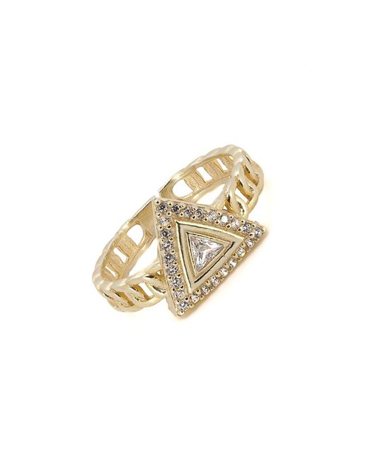 Ebru Jewelry Metallic Vermeil Diamond Ring