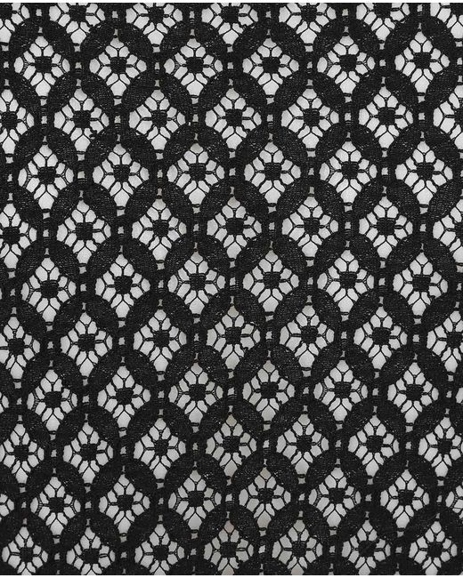 Sophie Cameron Davies Black Lace Back Jersey Midi Dress