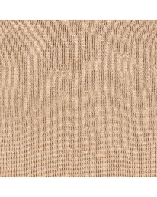 SALANIDA Natural Neutrals Galante 100% Merino Polo Top