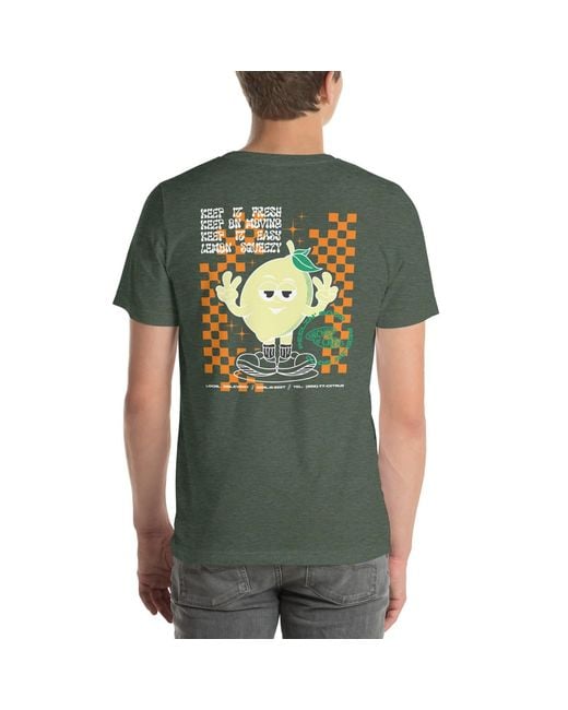 Anchor and Crew Green Forest Lemon Fresh Dial-A-Local Organic Cotton T-Shirt