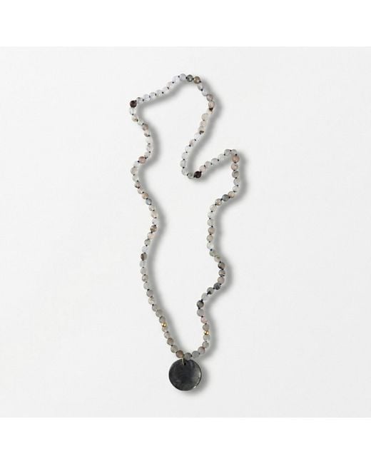 Heather Hawkins Jewelry Metallic Rockabye Long Gemstone Necklace