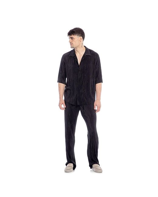 Maison Bogomil Gray Pleated Pants for men