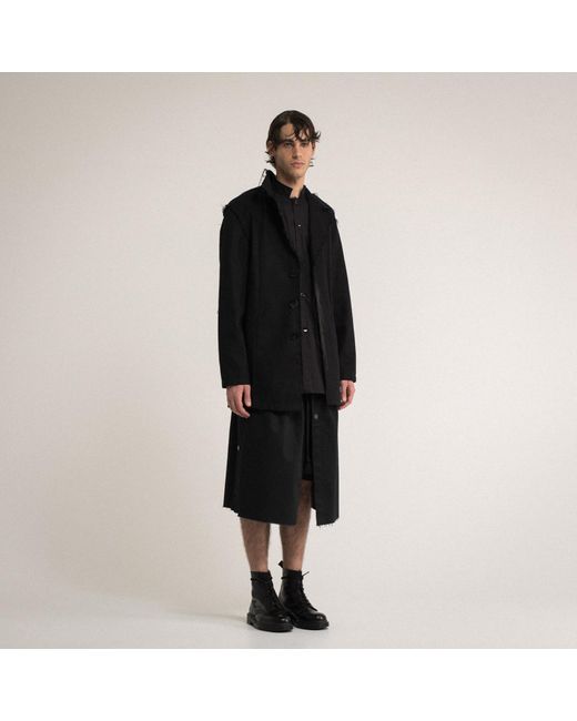 ZSIGMOND Black Core Skorts for men