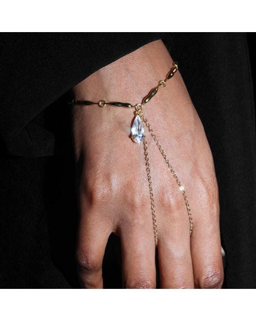Studio Baloge Metallic Lumina Molten Hand Chain