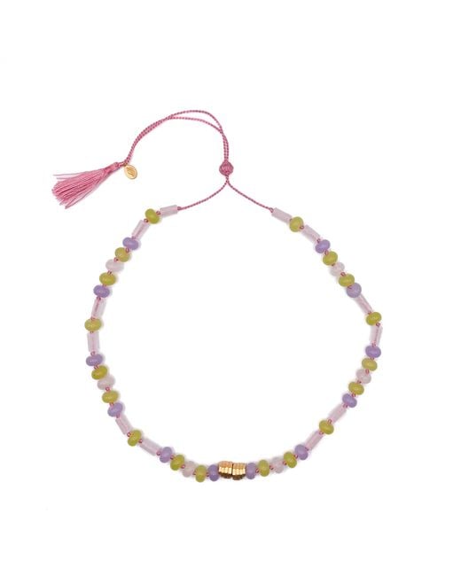 Après Youth Metallic 'Spud' Beaded Friendship Necklace