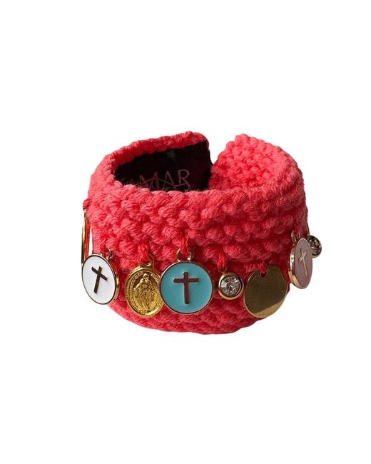 Hilo De Mar Red Vieira Narrow Bracelet