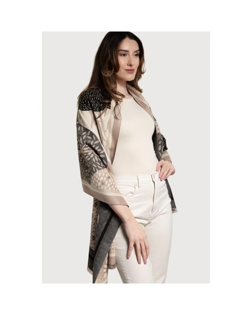 Saachi Natural Nature Reversible Scarf