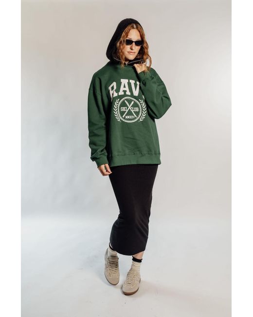 Rave on Trend Green Oversized Rave