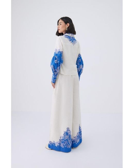 Raishma Blue Serena Trousers