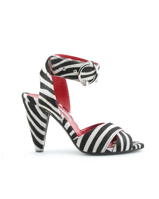 Rosamund Muir London Metallic Montana & Zebra Print Calf Hair Heels
