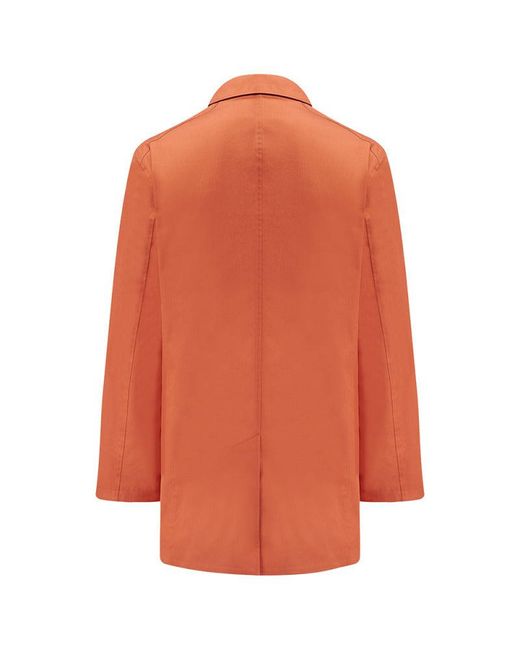 Guards London Orange Montague Reversible Raincoat for men
