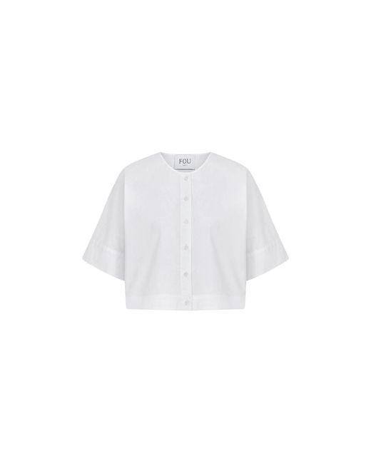 Fob Paris White Rebecca Shirt